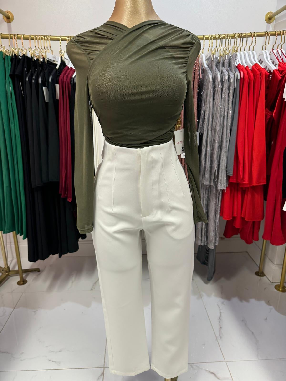 White Tiffany pants