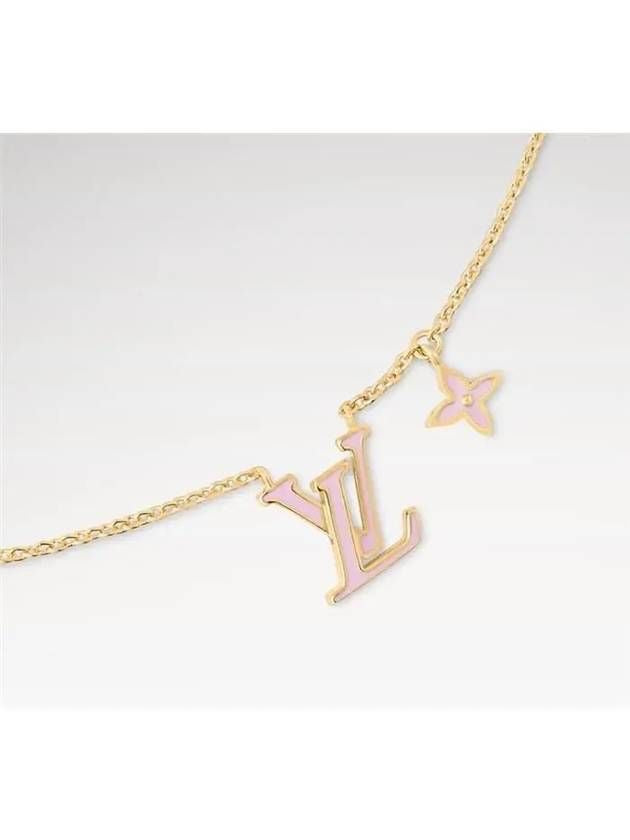 LV PINK NECKLACE